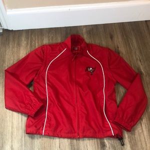 NFL women's buccaneer zip up embroidered jacket size medium